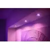 Image de Philips White & Col. Amb. Centura Spot encastrable, lot de 3, rond, aluminium