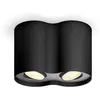 Image de Philips Hue White Amb. Pillar Spot 2 flg. noir 2x350lm DS