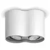 Image de Philips Hue Pillar Spot En Saillie À 2 Points Lumineux (blanc) Lumière Blanche Chaude À Froide - Comprend 1 Variateur De Lumière - White Ambiance