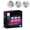 Image de Philips Hue White&Col. Amb. Xamento Spot à encastrer argenté 3x4.2W