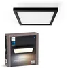 Image de Philips Hue Aurelle Plafonnier Rectangulaire (noir) Lumière Blanche Chaude À Froide - Comprend 1 Variateur De Lumière - White Ambiance