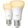 Image de Pack de 2 Ampoules connectées Philips Hue White Ambiance A60 929003854802 E27 810 lm 6W dimmables Blanc Ambiance - Neuf