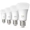 Image de Ampoule connectée Philips Hue 810 A60 E27 Blanc & Couleur Ambiance 810 lm 6W Pack de 4 - Neuf