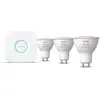 Image de Philips Hue white & Color ambiance Kit De Démarrage : 3 spots Connectés Gu10