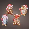 Image de Poupées Noël Led Extérieur Lumineo Décoration Lumineuse De Noël Pour Extérieur, à Piles - Lumineo