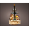 Image de Maison Microled Noël Scène Animée Lumineuse Musicale - Lumineo