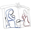 Image de vidaXL Crèche de Noël Décoration de Noël 240 LEDs 116x41x87 cm