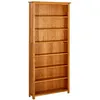 Image de Vidaxl - Bibliothèque À 7 Niveaux 90x22,5x200 Cm Bois De Chêne Massif