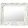 Image de Miroir Mural Style Baroque 50x40 Cm Blanc