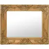 Image de Miroir Mural Style Baroque 50x40 Cm Doré
