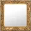 Image de Miroir Mural Style Baroque 50x50 Cm Doré