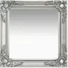Image de Vidaxl - Miroir Mural Conception Anti-âge Cadre Ornemental De Style Baroque 50 X 50 Cm Couleurs Diverses Couleur : Argent
