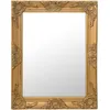 Image de Vidaxl - Miroir Mural Conception Anti-âge Cadre Ornemental De Style Baroque 50 X 60 Cm Couleurs Diverses Couleur : Or