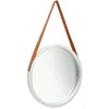 Image de Miroir Mural Avec Sangle 50 Cm Argenté Vidaxl