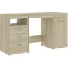Image de vidaXL Bureau Chêne Sonoma 140x50x76 cm Bois composite