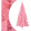 Image de Vidaxl Sapin De Noël Artificiel Avec Support Rose 210 Cm Pvc