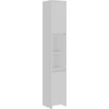 Image de vidaXL Armoire de salle de bain blanche 30x30x183,5 cm Bois composite