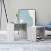 Image de Vidaxl Coffee Table Set Concrete Grey 48x30x45 Cm Engineered Wood