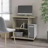 Image de Vidaxl Bureau D'Ordinateur Chêne Sonoma 80x50x75 Cm Bois D'Ingénierie