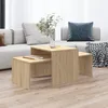 Image de Vidaxl - Ensemble De Tables Basses Chêne Sonoma Bois D'Ingénierie