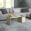 Image de Table Basse Chêne Sonoma 90x45x35 Cm Bois D'Ingénierie Vidaxl