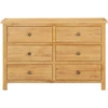 Image de vidaXL Commode 105x33,5x73 cm chêne massif