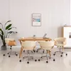 Image de Chaises Pivotantes À Manger Lot De 6 Crème Similicuir Vidaxl