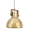 Image de vidaXL Lampe à suspendre style industriel 25 W laiton rond 40 cm E27