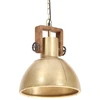 Image de vidaXL Lampe à suspendre style industriel 25 W laiton rond 30 cm E27