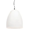 Image de vidaXL Lampe à suspendre style industriel 25 W blanc rond 42 cm E27