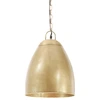 Image de vidaXL Lampe à suspendre style industriel 25 W laiton rond 32 cm E27