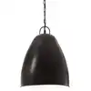 Image de vidaXL Lampe à suspendre style industriel 25 W noir rond 32 cm E27