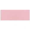 Image de vidaXL Lavabo de luxe Débordement Carré Mat Rose 41x41 cm