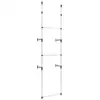 Image de vidaXL Portemanteau télescopique avec tringles Aluminium