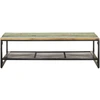 Image de vidaXL Table basse 110x60x35 cm Bois massif recyclé