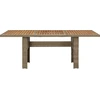 Image de vidaXL Table de jardin à manger brune 200x100x74 cm Poly rotin