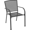 Image de vidaXL Chaises de jardin 4 pcs. Mesh-Design Anthracite Acier