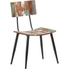 Image de vidaXL Chaises de salle à manger 6 pcs. Vieux bois massif