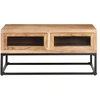 Image de vidaXL Table basse 90x60x40 cm en bois massif d'acacia