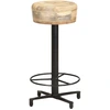 Image de vidaXL Tabouret de bar 2 pcs. 66 cm Bois massif de manguier