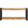 Image de vidaXL Armoire TV 90x30x40 cm en bois massif d'acacia