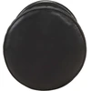 Image de vidaXL Tabouret de bar noir en cuir véritable