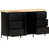Image de vidaXL Buffet 140x38x76 cm Bois de manguier rugueux