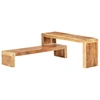 Image de vidaXL Armoire TV 2 pièces en bois massif d'acacia
