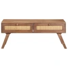 Image de Table basse 100x60x40 cm en bois massif de manguier