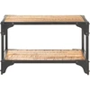 Image de vidaXL Table basse 60x60x35 cm en bois massif de manguier