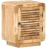 Image de Table De Chevet 40x30x50 Cm Bois De Manguier Brut Vidaxl