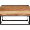 Image de Table basse 68x68x41 cm en acacia massif