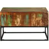 Image de Table basse 68x68x41 cm Vieux bois massif