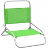 Image de vidaXL Klappbare Strandstühle 2 Stk. Grün Stoff